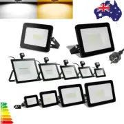50W-400W LED Floodlight Outside Light Security Flood Outdoor Garden Lights IP66