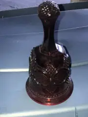 AVON Christmas 1979 Cape Cod Ruby Red Glass 6 1/2 inch Dinner BELL