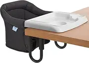 Evolur Clamp-On Comfort Table Chair,Easily Removable,Travel- Ready,Dishwasher Safe,Soft Plastic Friction Grips