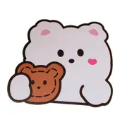 Cute Mouse Pad Small Kawaii Bear Antiskid Waterproof Desk Mat Computer Accessories School Office Stationery