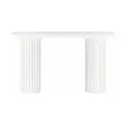 Marty 140cm Console Hallway Entrance Table White