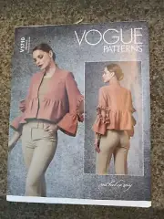 Vogue V1710 Sewing Pattern Misses Jacket Plus Size 16-24 New Uncut