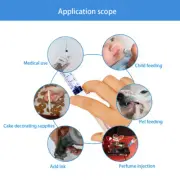 50 pcs 30ML Lab Liquid Hypodermic Sterile Plastic Syringe Injector