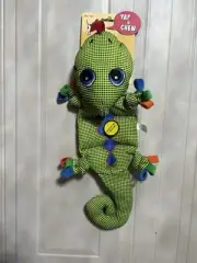 Jmle Multicolor Long Gecko 20”’Dog Toy With Clinker & Multiple Squeakers