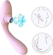 Strong Clítôral Sucking V?bràtors for Women Toy 7 Sucking Modes Tongue Oral Tongue Simulator, Vibration Wand, Multi Speed G Spots masseger with Heating for Women Suction Secret Packing,B-09