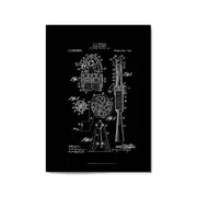 Vintage Rocket Patent Engineering Wall Art #1