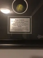 ROGER FEDERER Signed Tennis Ball