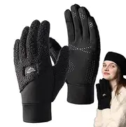 [Generic] s Warm Windbreaker,s Thermal Women Winter Thermal Cold Weather Touch Screen Cycling Thermal Windproof with Non-slip Palm for Riding Running