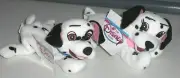 New Disney Store Plush 101 Dalmatians LUCKY & JEWEL Mini Bean Bag 8" New w/Tags