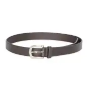 Ben Sherman Dark Brown Men's Leather Casual Fashion Pin Buckle Belt XL/42-44"