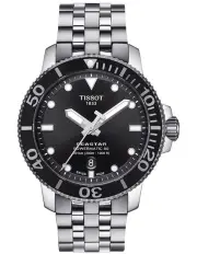 [Tissot] Seastar 1000 Powermatic 80 T1204071105100 Automatic Watch in Black