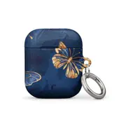 Blue Butterfly AirPods Case