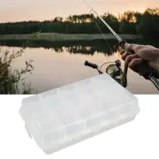 Fishing Tackle Box Fishing Lures Box Double Sided 20 Compartments Tackle Storage