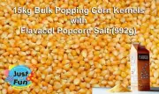 15kg Premium Bulk Popping Corn Kernels For Popcorn Machines with POPCORN SALT