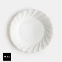 在飛比找momo購物網優惠-【HOLA】奧婕朵餐盤23.1cm-白