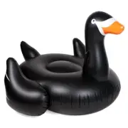 Sunnylife Really Big Inflatable Swan Black Brand New