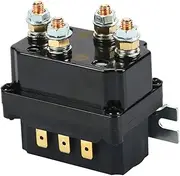 ACAECMGGFP Auto Car Electromagnetic Relay Switch Solenoid Relay Contactor Winch Rocker Switch Thumb Fit for ATV/UTV Universal 12V 250A A70F Switches and Relays