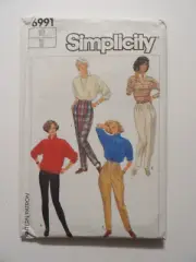 Simplicity 6991 Pattern Pants and Jodhpurs Size 10 Uncut Pattern Vintage 1985