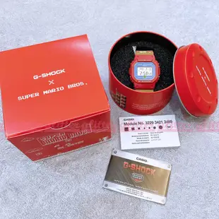 glitter。預購 Casio G-Shock 任天堂 超級瑪利歐 瑪利歐 手錶 DW5600SMB-4 聯名款
