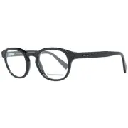 Ermenegildo Zegna EZ 5108 Men Black Optical Frame Plastic Oval Casual Eyeglasses