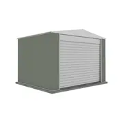 Absco Structures 3.00 x 3.00 x 2.30m Pale Eucalypt with Surfmist Door Bush Ranger Shed