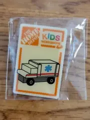 The Home Depot Kids Workshops Ambulance Vintage Lapel Pin SEALED