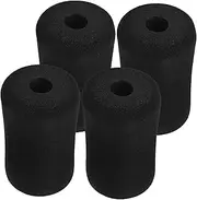 HEMOTON 4pcs Foot Foam Pads for Gym Exercise Equipment Comfortable Cushioned Ab Training Accessory Soft Flexible Collapsible Foam Roller Replacement Parts