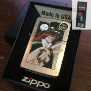 Zippo 207 GOTH MAN TOP HAT DESIGN Full Size Windproof Lighter + FLINT PACK