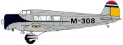 MT-1 Hayabusa Manshu Airliner Airplane Desktop Kiln Dry Wood Model Free Shipping