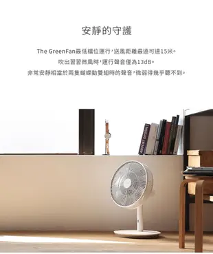 【BALMUDA】The GreenFan 12吋DC直流電風扇(白X黑)(EGF-1800) (7.9折)