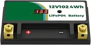 Compatible with JSP20L-BS 12.8V 153.6Wh 680A CCA Lithium Iron Phosphate Battery, Motorcycle Starter Battery, Scooter Battery, YTX20L-BS Replacement Battery, High-power Lithium Batteries(L Positive Neg