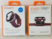 CYGNETT Case with Screen Protector for Apple Watch Series 7 - 45mm - RED