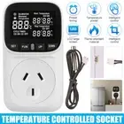 Digital Temperature Controller Socket Thermostat 240V With Timer Switch Heating