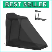 Waterproof Dustproof Zippered Folding Cover for Treadmill - Black, 57"L x 25"W