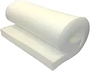 FoamRush 0.5 x 24 x 72 High Density Upholstery Foam Cushion (Seat Replacement, Upholstery Sheet, Foam Padding) Made in USA Fast