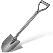 All Metal Shovel for Digging Gardening Spade - Mini Garden Spade Shovel with Short Handle Small Shovels Spade Steel Blade Shovel 30 inch Spade Shovels D Handle