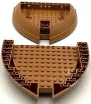 Lego New Medium Nougat Boat Hulls Brick 16 x 13 x 2 Parts