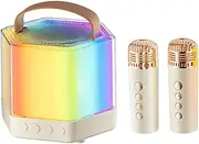 SUPVOX Portable Karaoke Machine Set Mini and Speaker System for Boys and Easy Setup Compact Design for Parties and Family Gatherings Instant Singing Fun
