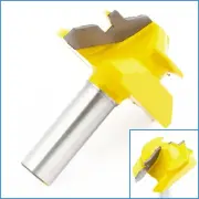 50mm 45 Degree 12mm Mitre Miter Lock Wood Clamp Joint Router Cutting Drill Bit