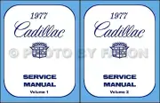 1977 Cadillac Shop Manual 77 Deville Seville Fleetwood Eldorado Repair Service (for: Cadillac)