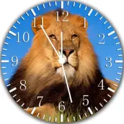 Lion Frameless Borderless Wall Clock Nice For Gifts or Decor Z84