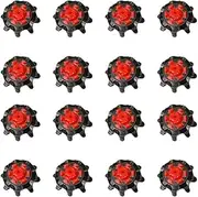 [Wzenclave] 16Pcs Golf Shoe Nails DNA 2.0 Golf Shoe Nails Black Grey Golf Shoe Nails Golf Shoes Spikes Replacement,Screw in Golf Cleats Universal Non-Slip Golf Shoes