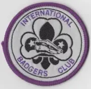 International Badges Club PURPLE Bdr. [INT125]