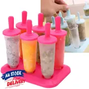 Popsicle Ice Yogurt Lolly Maker Pack Ice Box Frozen Mould Mold DIY Cream