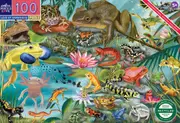 eeBoo - Love of Amphibians Puzzle 100pc