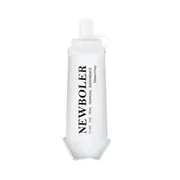 NEWBOLER BOT225 Foldable Soft Water Bottle Collapsible Portable Sports Bottle BPA-free - 500ml, White