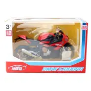 1:12 BMW S1000RR Diecast Motorcycle Model Toys Gifts for Boys Men Collection Red