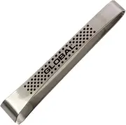 Global GS-20/B - 4 1/2 inch Fish Bone Tweezers with Dots