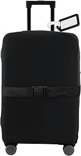 [RainVillage] Travel Luggage Cover Suitcase Protector, Black, 28-29 inch