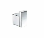Vibe | Chrome Square Robe Hook Towel Holder